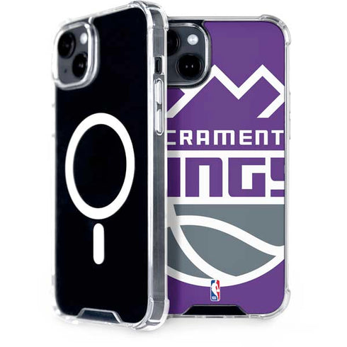 NBA Sacramento Kings Large Logo iPhone 15 Plus MagSafe Case