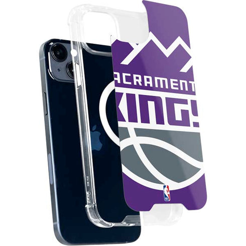 NBA Sacramento Kings Large Logo iPhone 15 Plus MagSafe Case