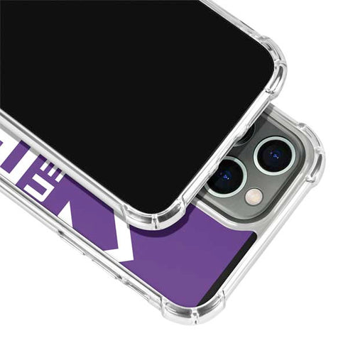 NBA Sacramento Kings Large Logo iPhone 14 Pro Clear Case