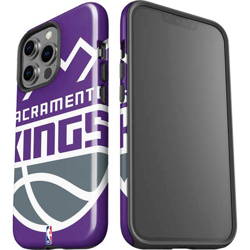 NBA Sacramento Kings Large Logo iPhone 15 Pro Impact Case