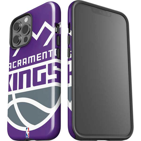 NBA Sacramento Kings Large Logo iPhone 15 Pro Max Impact Case