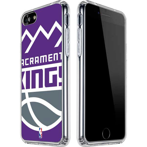 NBA Sacramento Kings Large Logo iPhone SE (2nd & 3rd Gen) Clear Case