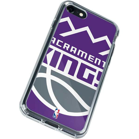NBA Sacramento Kings Large Logo iPhone SE (2nd & 3rd Gen) Clear Case