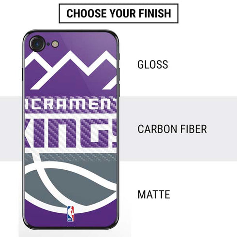 NBA Sacramento Kings Large Logo iPhone SE (2nd & 3rd Gen) Skin