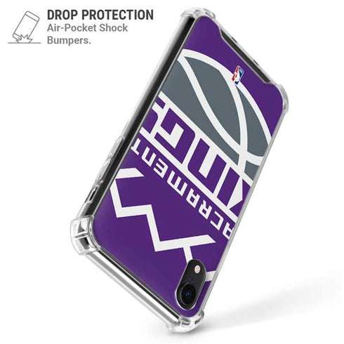 NBA Sacramento Kings Large Logo iPhone XR Clear Case
