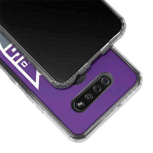 NBA Sacramento Kings Large Logo LG K51/Q51 Clear Case