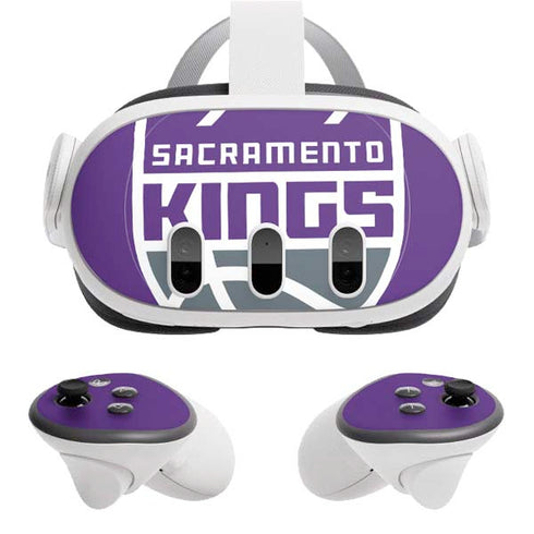 NBA Sacramento Kings Large Logo Meta Quest 3 Skin