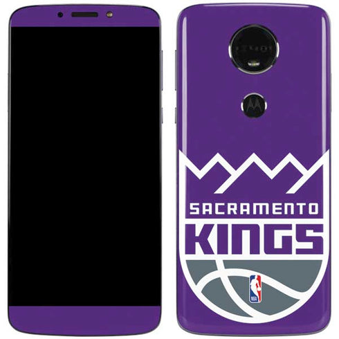 NBA Sacramento Kings Large Logo Moto E5 Plus Skin