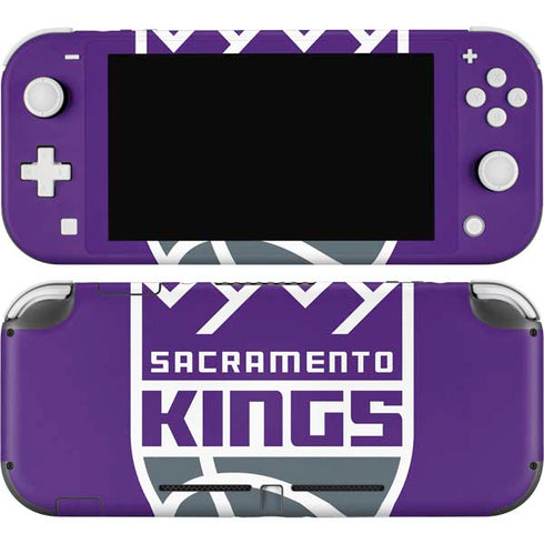 NBA Sacramento Kings Large Logo Nintendo Switch Lite Skin