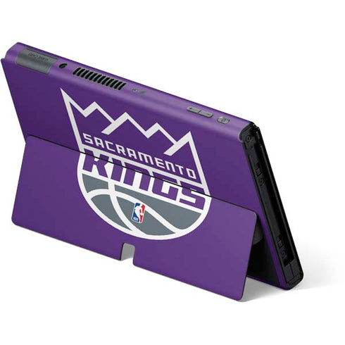 NBA Sacramento Kings Large Logo Nintendo Switch OLED (2021) Skin