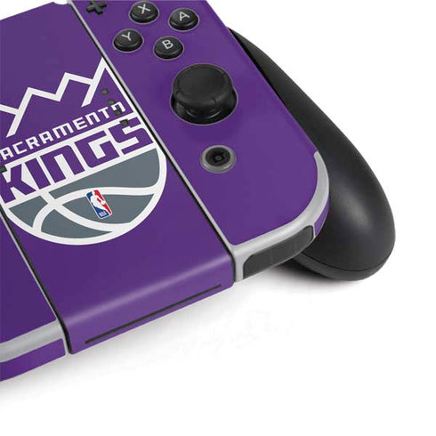 NBA Sacramento Kings Large Logo Nintendo Switch OLED (2021) Skin