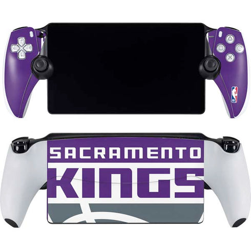 NBA Sacramento Kings Large Logo PlayStation Portal Remote Player Skin