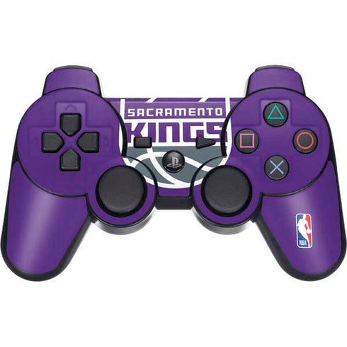 NBA Sacramento Kings Large Logo PS3 Dual Shock wireless controller Skin