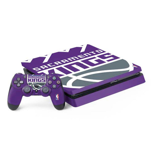NBA Sacramento Kings Large Logo PS4 Slim Bundle Skin