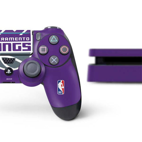 NBA Sacramento Kings Large Logo PS4 Slim Bundle Skin