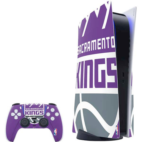 NBA Sacramento Kings Large Logo PS5 Bundle Skin