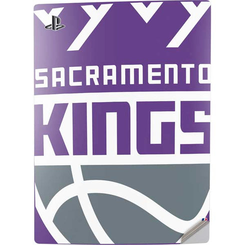NBA Sacramento Kings Large Logo PS5 Digital Edition Console Skin