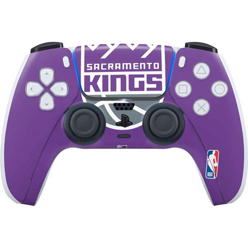 NBA Sacramento Kings Large Logo PS5 Controller Skin
