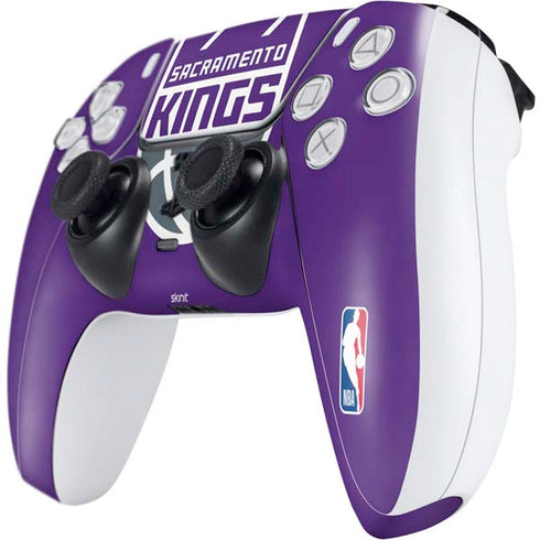 NBA Sacramento Kings Large Logo PS5 Controller Skin
