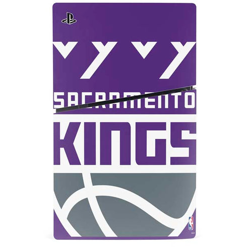 NBA Sacramento Kings Large Logo PS5 Slim Disk Bundle Skin