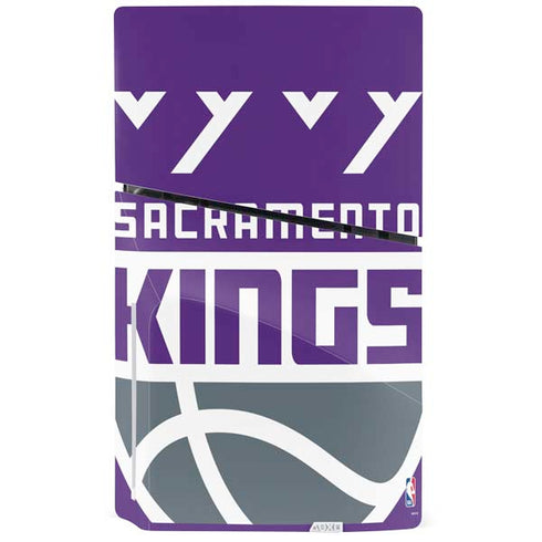 NBA Sacramento Kings Large Logo PS5 Slim Disk Bundle Skin