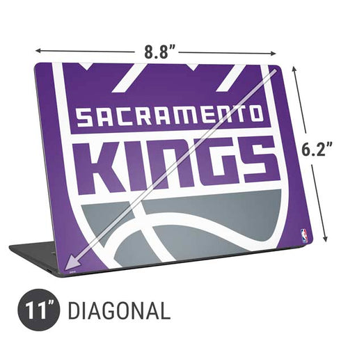 NBA Sacramento Kings Large Logo Universal Laptop 11in (8.8 x 6.2in) Skin