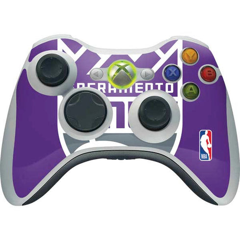 NBA Sacramento Kings Large Logo Xbox 360 Wireless Controller Skin