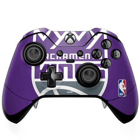 NBA Sacramento Kings Large Logo Xbox One Elite Controller Skin