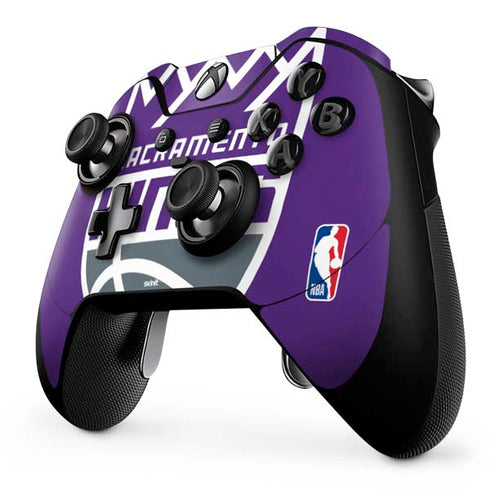 NBA Sacramento Kings Large Logo Xbox One Elite Controller Skin
