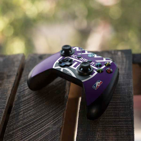 NBA Sacramento Kings Large Logo Xbox One S Controller Skin
