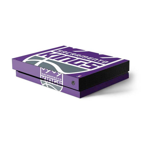 NBA Sacramento Kings Large Logo Xbox One X Console Skin