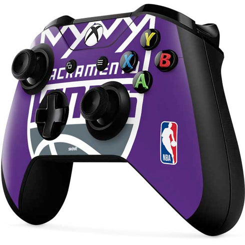 NBA Sacramento Kings Large Logo Xbox One X Controller Skin