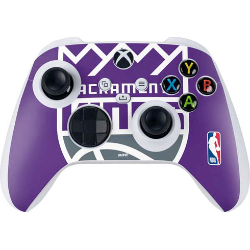 NBA Sacramento Kings Large Logo Xbox Series S Controller Skin
