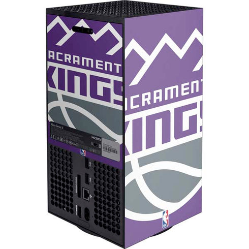 NBA Sacramento Kings Large Logo Xbox Series X Console Skin