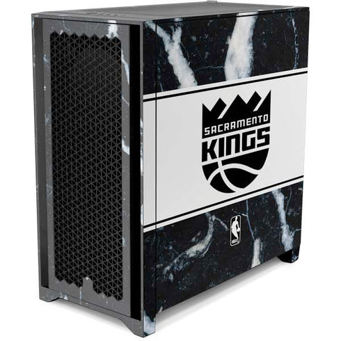 NBA Sacramento Kings Marble Corsair 4000D Tempered Glass Mid-Tower ATX Case Skin