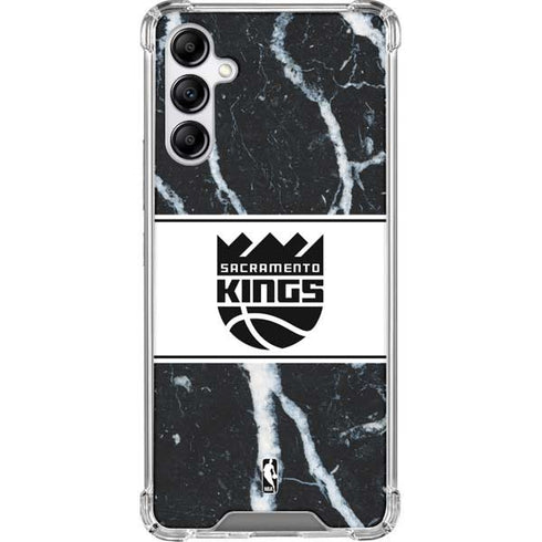 NBA Sacramento Kings Marble Galaxy A14 5G Clear Case