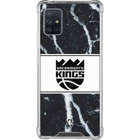 NBA Sacramento Kings Marble Galaxy A51 5G Clear Case