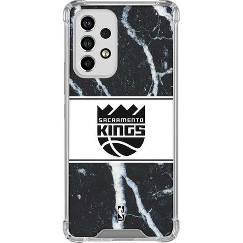 NBA Sacramento Kings Marble Galaxy A53 5G Clear Case