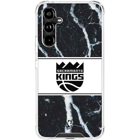 NBA Sacramento Kings Marble Galaxy A54 5G Clear Case