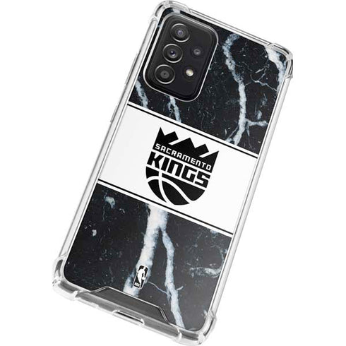 NBA Sacramento Kings Marble Galaxy A72 5G Clear Case
