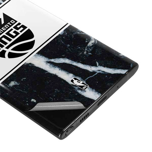 NBA Sacramento Kings Marble Galaxy Note 10 Skin