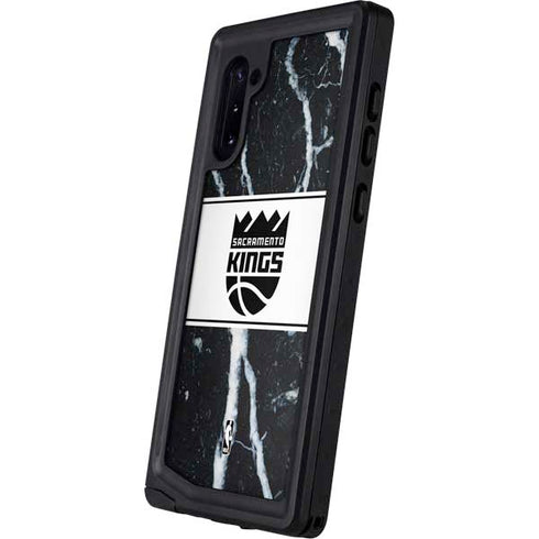 NBA Sacramento Kings Marble Galaxy Note 10 Waterproof Case
