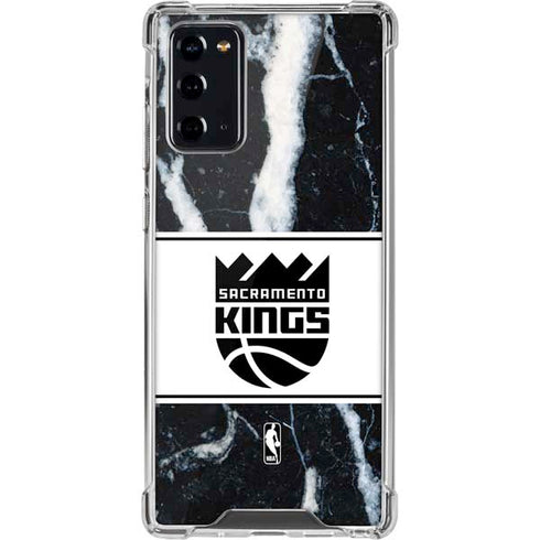 NBA Sacramento Kings Marble Galaxy Note20 5G Clear Case