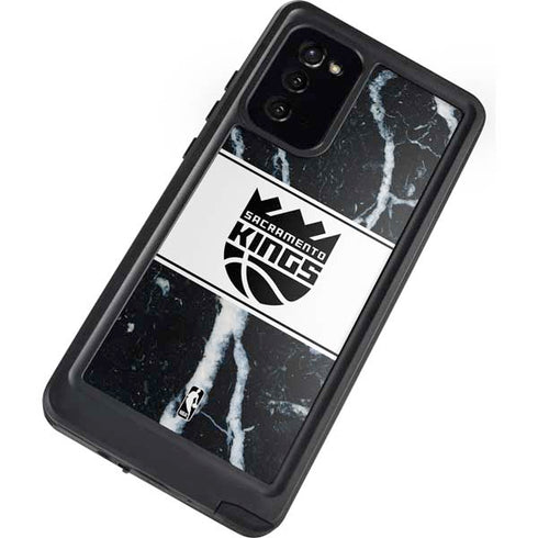 NBA Sacramento Kings Marble Galaxy Note20 5G Waterproof Case