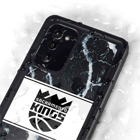 NBA Sacramento Kings Marble Galaxy Note20 5G Waterproof Case