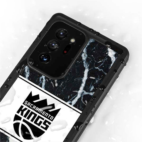 NBA Sacramento Kings Marble Galaxy Note20 Ultra 5G Waterproof Case