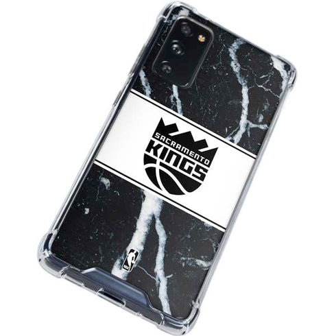 NBA Sacramento Kings Marble Galaxy S20 FE Clear Case