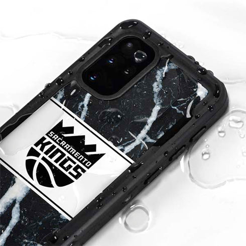 NBA Sacramento Kings Marble Galaxy S20 Plus Waterproof Case
