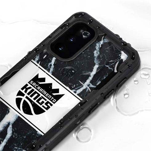 NBA Sacramento Kings Marble Galaxy S20 Waterproof Case