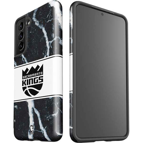 NBA Sacramento Kings Marble Galaxy S21 5G Pro Case